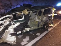 Dado de alta un herido en el accidente de Campotéjar con dos guardias civiles afectados