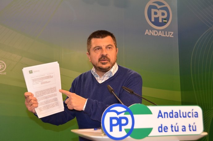 El vicesecretario de Coordinación Política del PP-A, Toni Martín