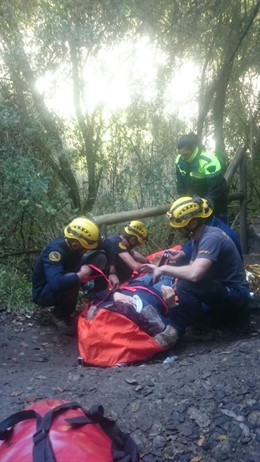 Rescate de una senderista en la provincia de Cádiz