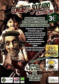 Concierto solidario en Plasencia (Cáceres) para ayudar al pueblo sirio