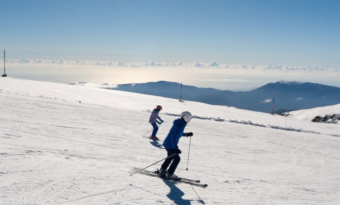 Una de las pistas de Sierra Nevada estas navidades 2016