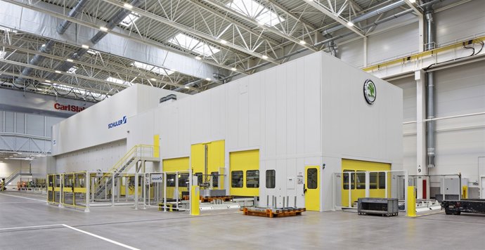 Línea de prensado en Mladá Boleslav