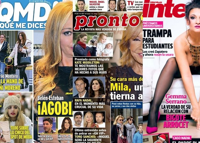 Portadas de las revistas