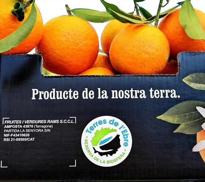 Cítricos con el sello Reserva de la Biosfera de Terres de l'Ebre