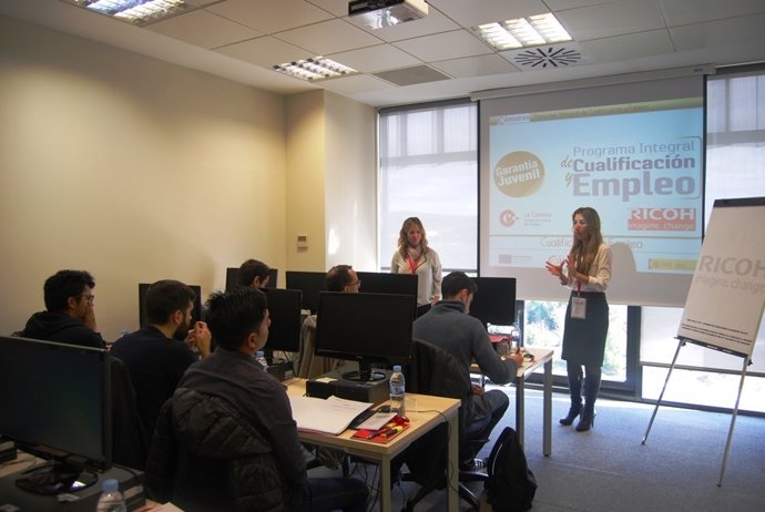 La formación para programadores júniors, realizada en la sede de Ricoh