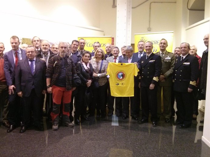 Peregrinos de la primera peregrinación antártica a Santiago