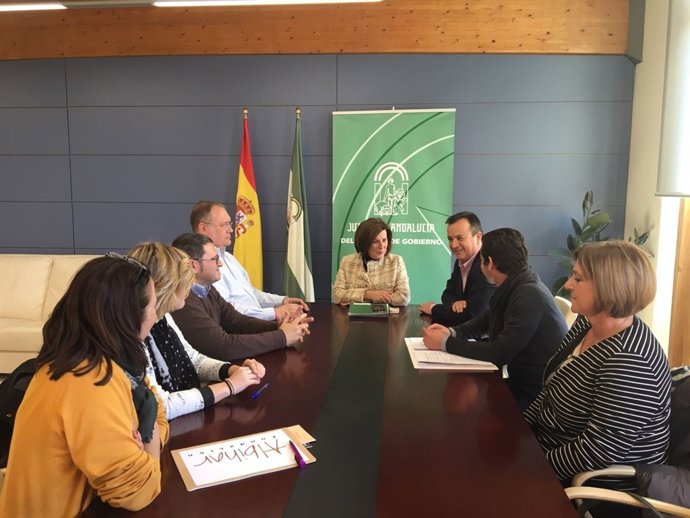 Sánchez Rubio se reúne con representantes de la Fundación Albihar de Granada