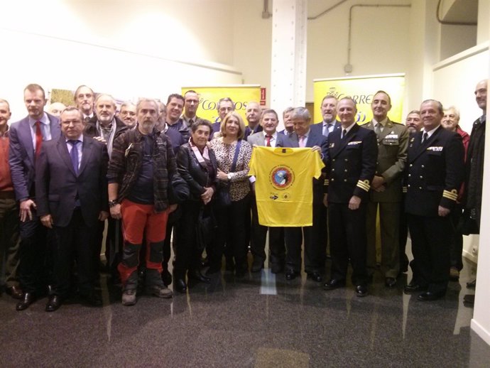 Peregrinos de la primera peregrinación antártica a Santiago