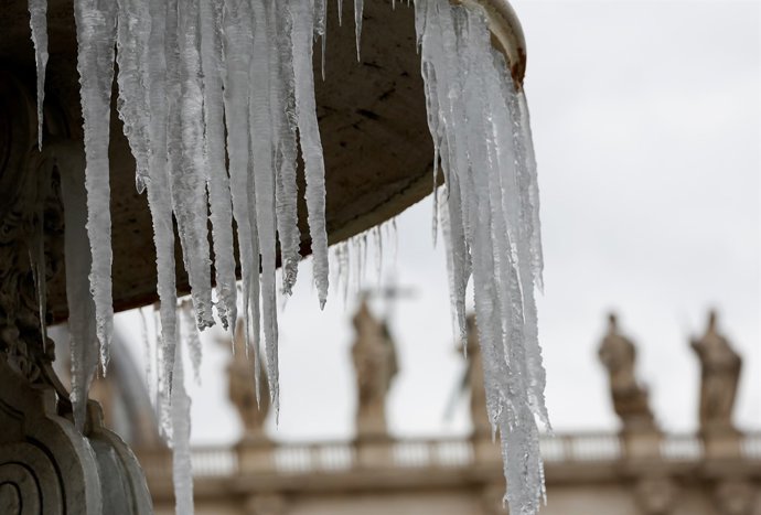 Efectos de las bajas temperaturas en el Vaticano