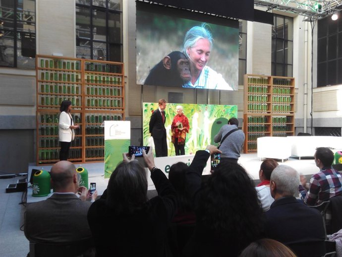 La primatóloga Jane Goodall