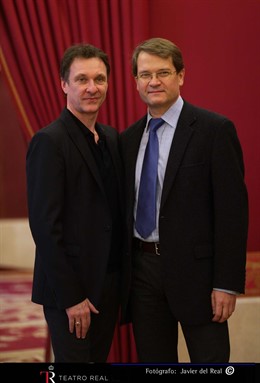Manuel Legris y el Maestro Valery Ovsyanikov