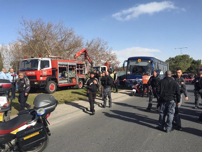 Arrollamiento en Jerusalén - enero de 2017 