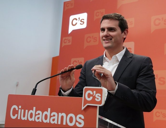 Albert Rivera en rueda de prensa