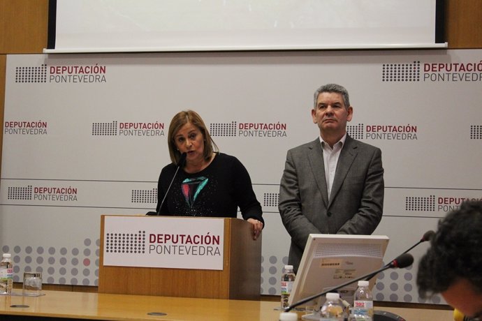 Rueda de prensa de la Diputación de Pontevedra sobre turismo.