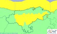 Cantabria estará este martes en alerta amarilla por lluvias y oleaje