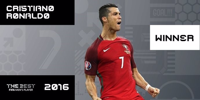 Cristiano Ronaldo gana el premio The Best