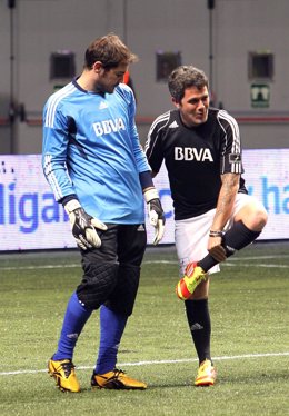 Alejandro Sanz e Iker Casillas 2011