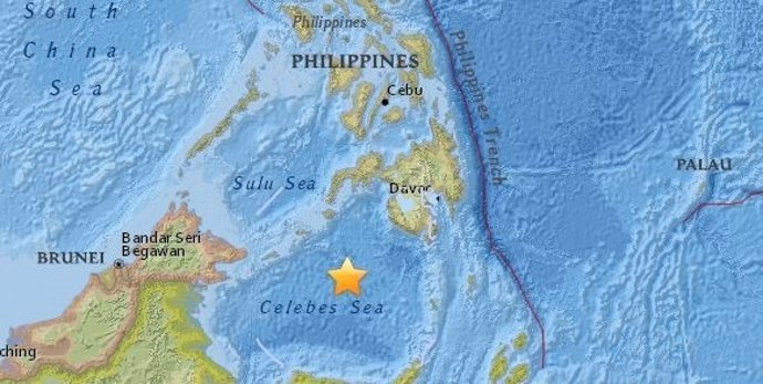 Terremoto de magnitud 6,9 al sur de Filipinas