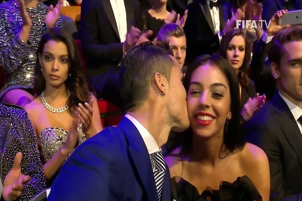 Cristiano 'The Best' FIFA junto a Georgina Rodrígez