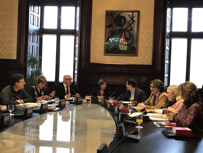 Reunión de la Mesa del Parlament.