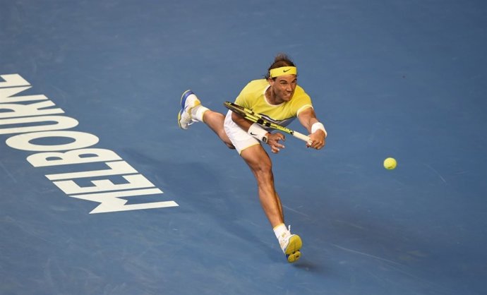 Rafa Nadal en el Abierto de Australia