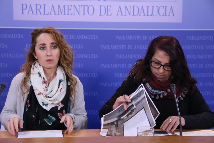 Las diputadas de Podemos por Jaén y Sevilla, Mercedes Barranco y María García