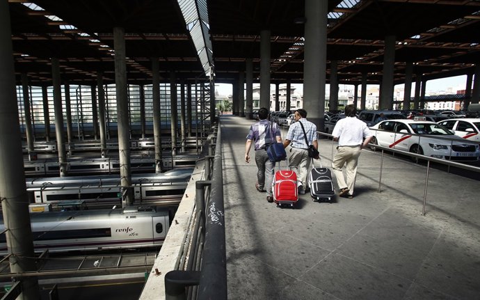 Estación de Atocha de Madrid, trenes, RENFE