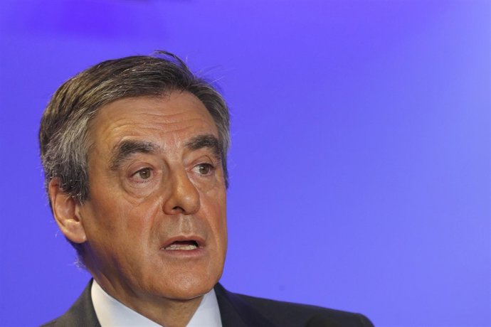 El candidato presidencial François Fillon