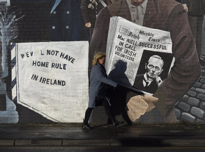 Mural en Irlanda del Norte