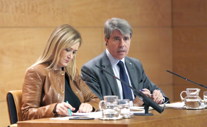 Cristina Cifuentes y Ángel Garrido