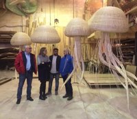 Cinco medusas 'falleras' presidirán el stand del Oceanogràfic de Valencia en Fitur
