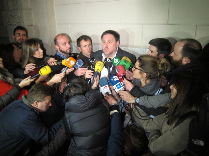 El vicepresidente del Govern, Oriol Junqueras