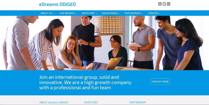 Nueva Web eDreams Odigeo