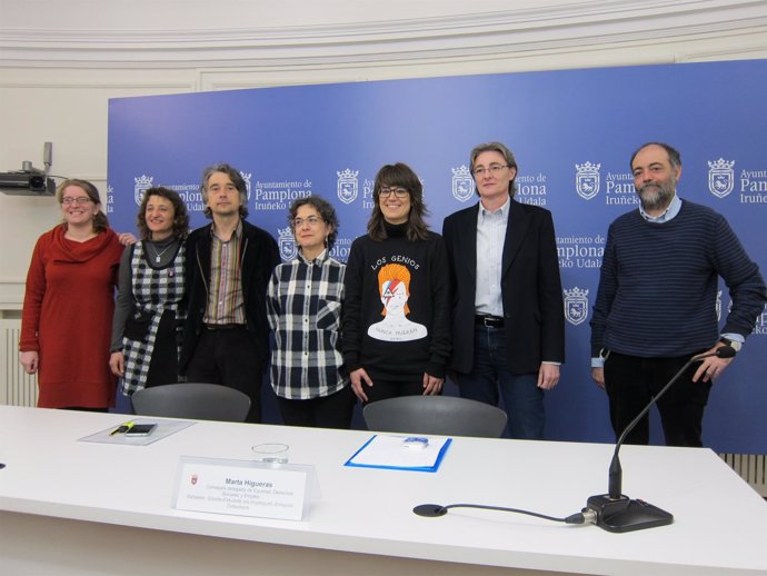 Representantes de los ayuntamientos de Madrid y Pamplona