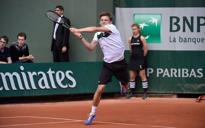 David Goffin, roland garros 2015.