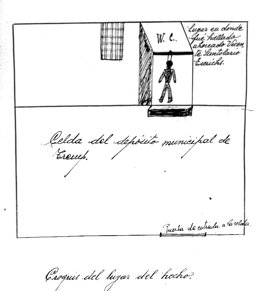 Documento de la autopsia a un cuerpo recuperado de una fosa de la Guerra Civil