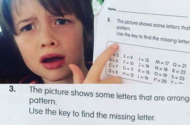 Problema mates niño 6 años