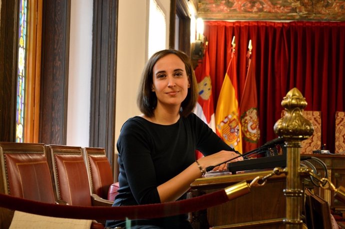 La portavoz de Ciudadanos en la Diputación de Valladolid, Pilar Vicente