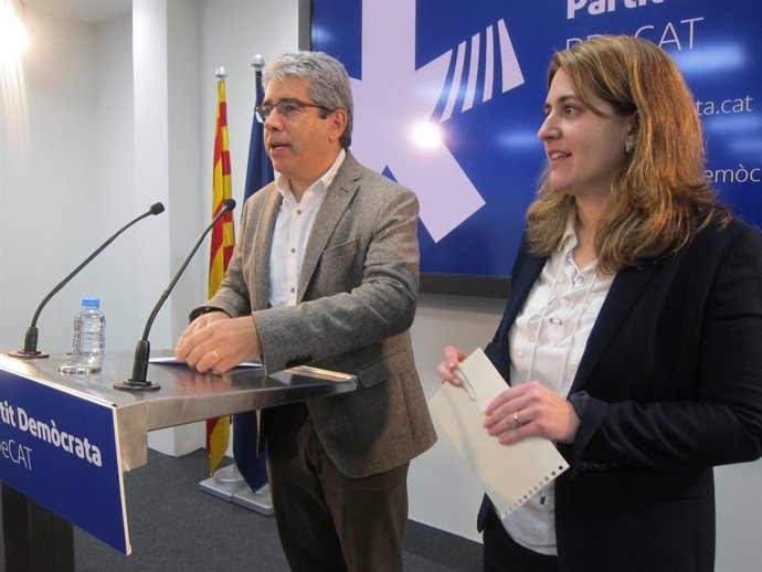 Líder del PDeCAT en el Congreso F.Homs, coordinadora M.Pascal