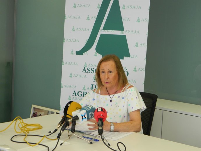 La presidenta de Asaja, Rosa Pruna