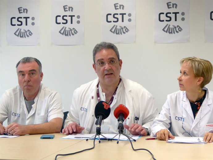 El presidente del comité de empresa del CST, Xavier Lleonart