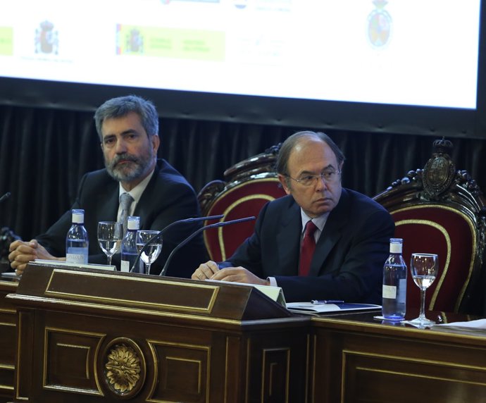 Carlos Lesmes y Pío García Escudero