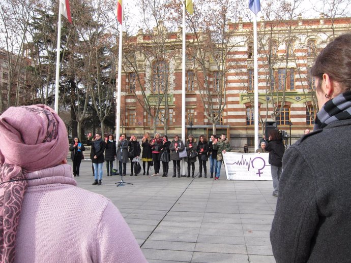 Concentración contra la violencia de género