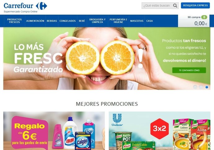 Tienda online Carrefour 