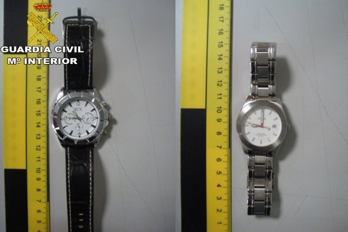 Relojes sustraídos