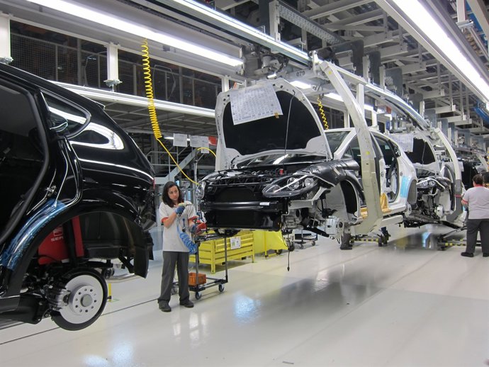 Fábrica de Seat en Martorell, línea de producción