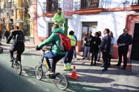 Los carriles bici que transiten accesos a colegios contarán con señalización especial para la seguridad