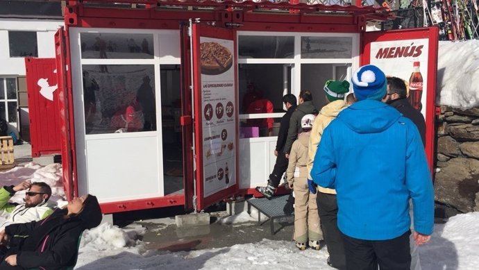 Telepizza en Sierra Nevada 