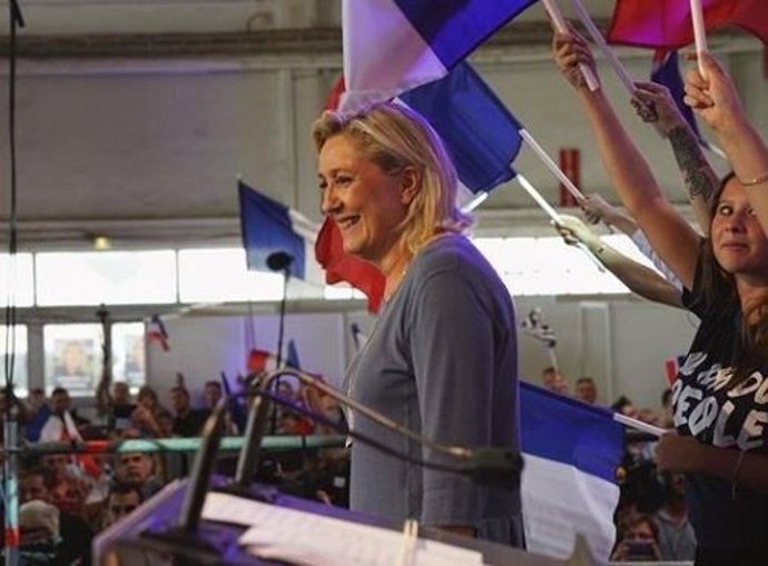 La líder del ultraderechista Frente Nacional, Marine Le Pen