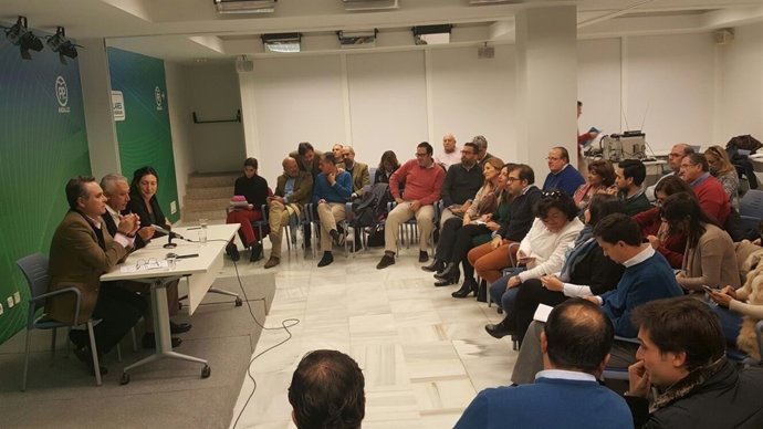 Reunión de los compromisarios del PP.